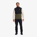 River Hybrid Fleece Gilet Men