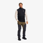 River Hybrid Fleece Gilet Men