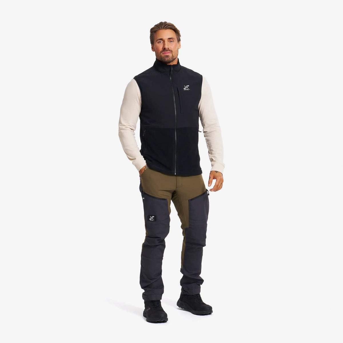 River Hybrid Fleece Gilet Men