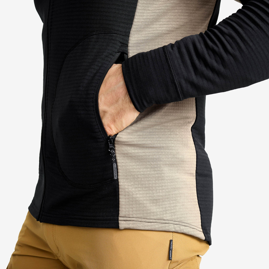 Waffle Full-zip Fleece Men