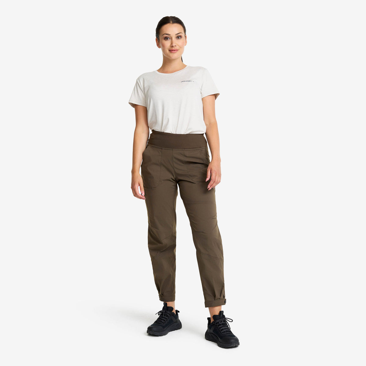 Breezy Curved Ankle Stretch Trousers Women