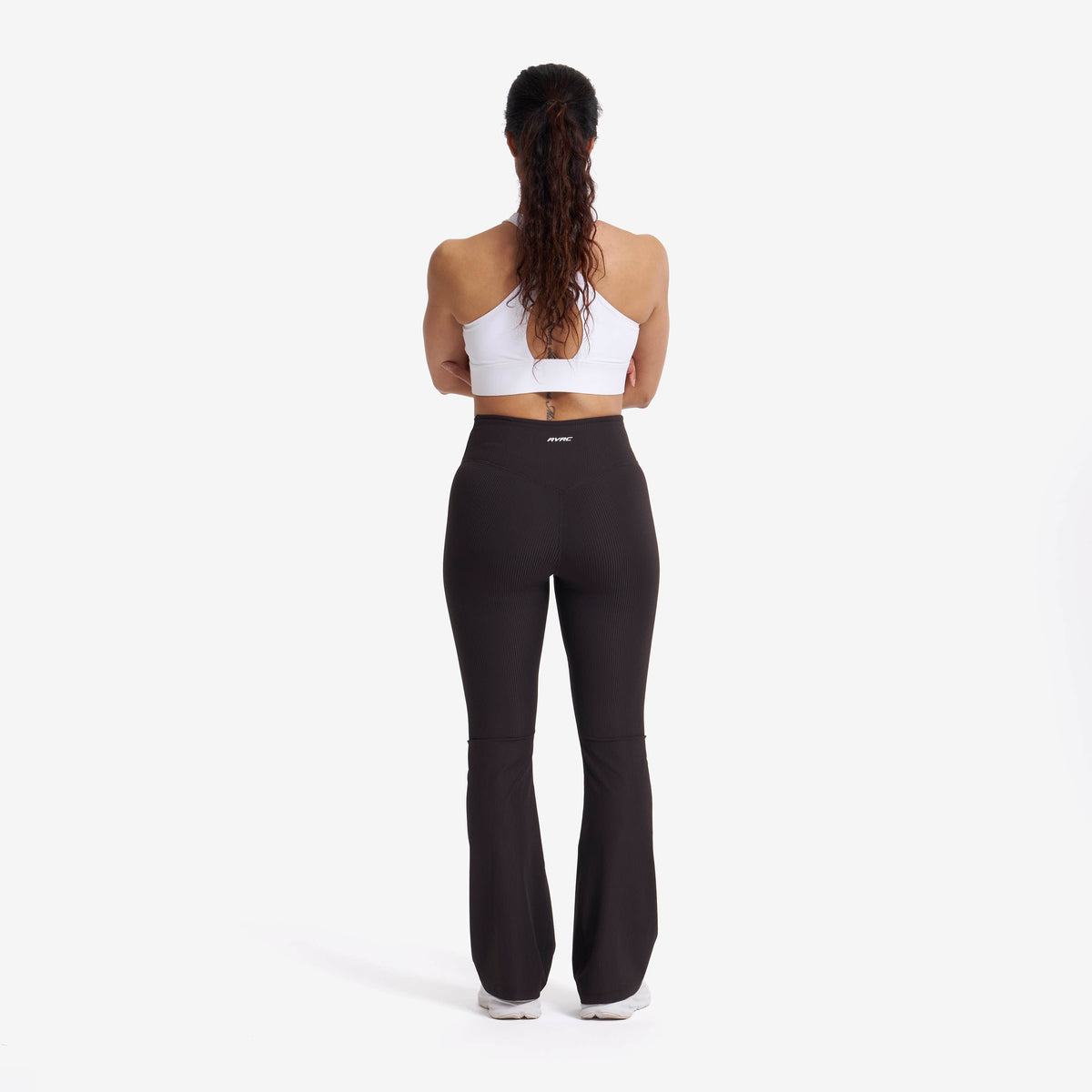 Shape Ribbed Flare Leggings Women