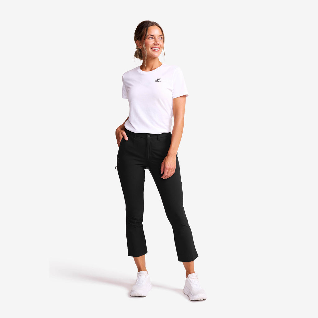 Variety High-waist Cropped Trousers Women