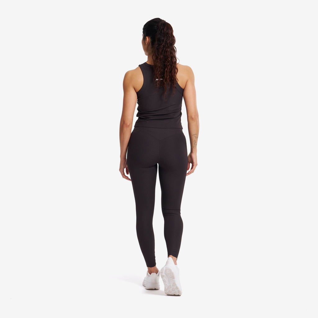 Shape Ribbed Leggings Women