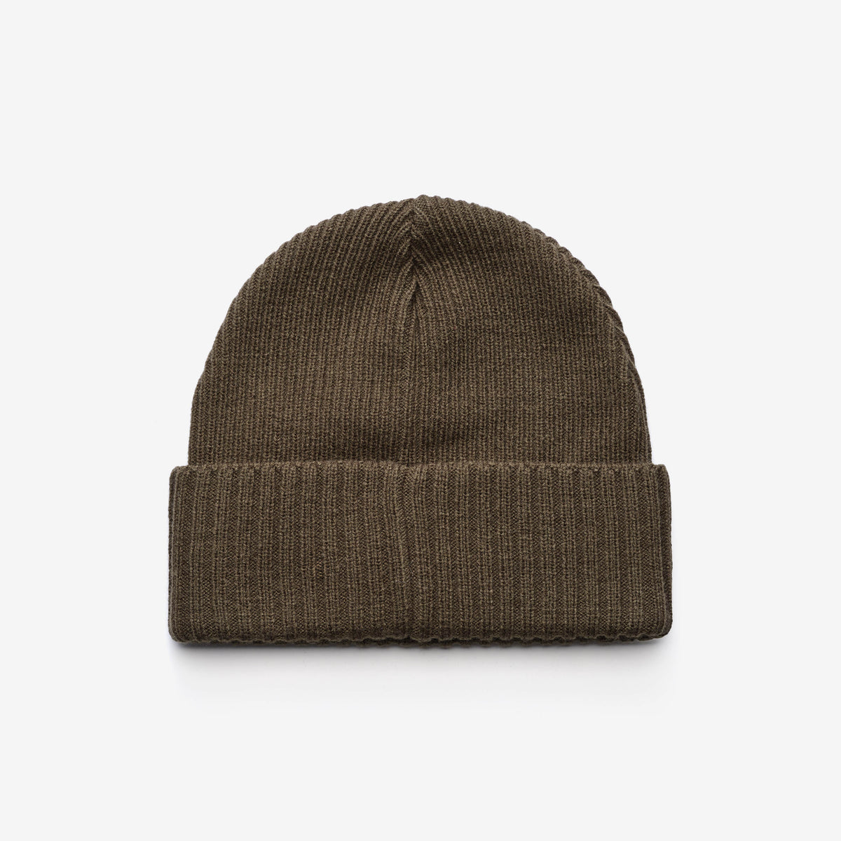 Ribbed Patch Beanie Unisex