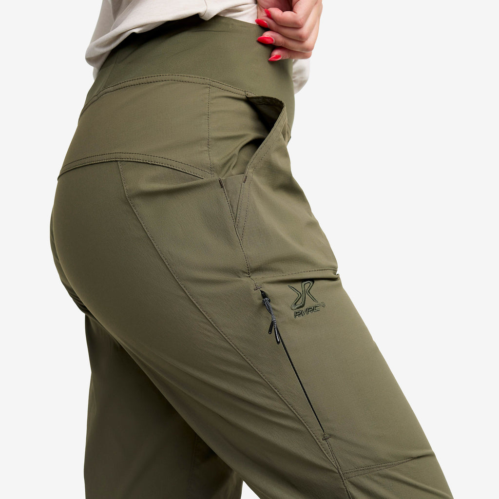 Breezy Curved Ankle Stretch Trousers Women
