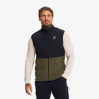 River Hybrid Fleece Gilet Men