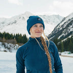 Ribbed Patch Beanie Unisex