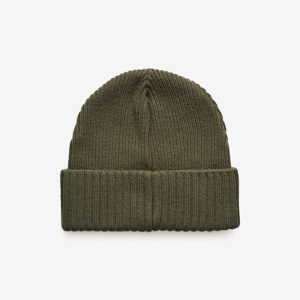 Ribbed Patch Beanie Unisex