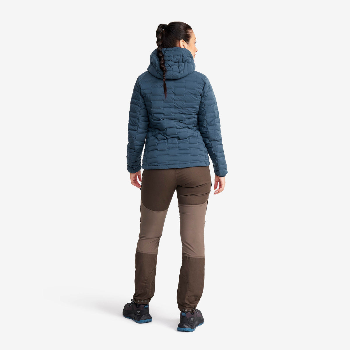 Flex Stretch Hooded Down Jacket Women