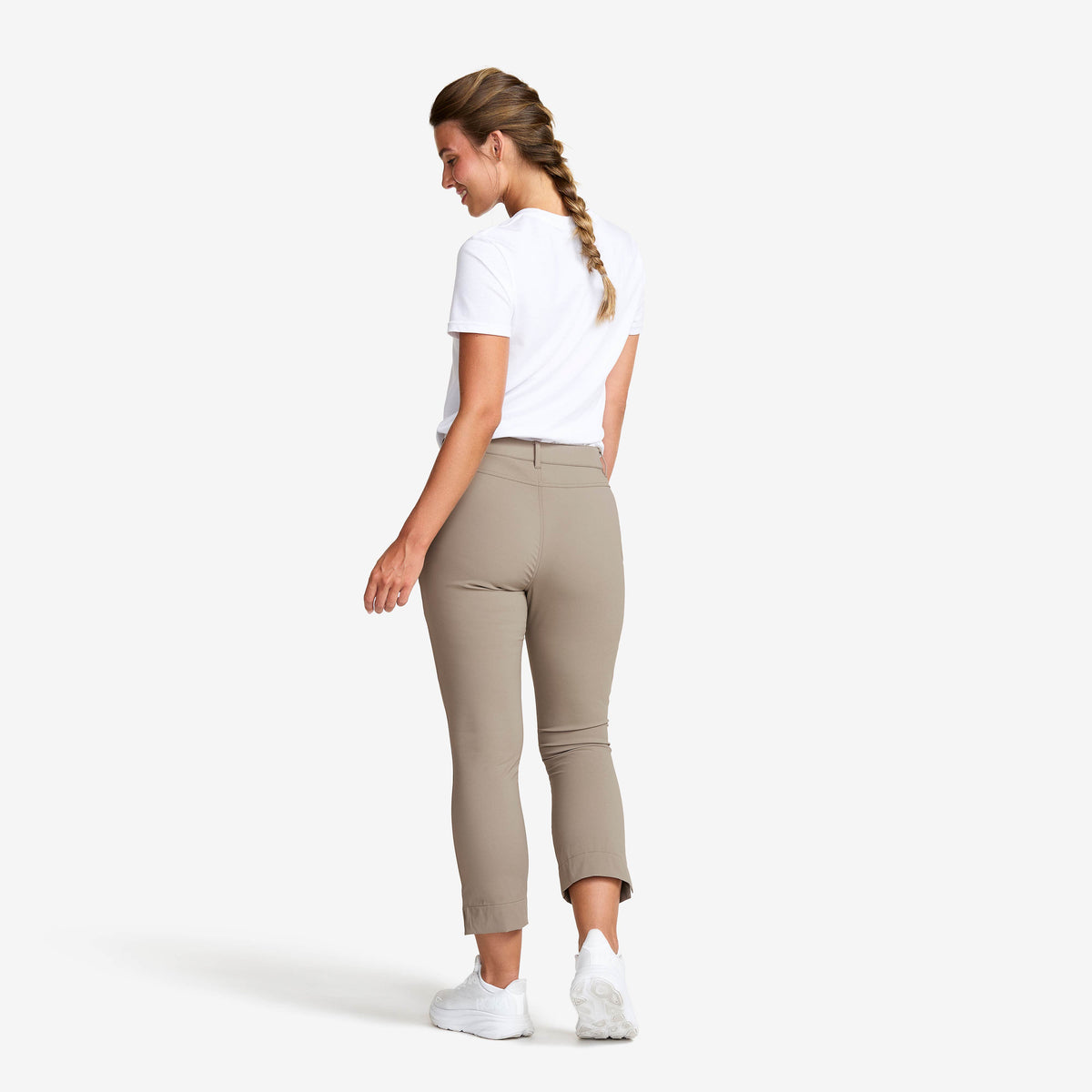 Variety High-waist Cropped Trousers Women