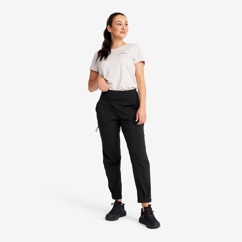 Breezy Curved Ankle Stretch Trousers Women