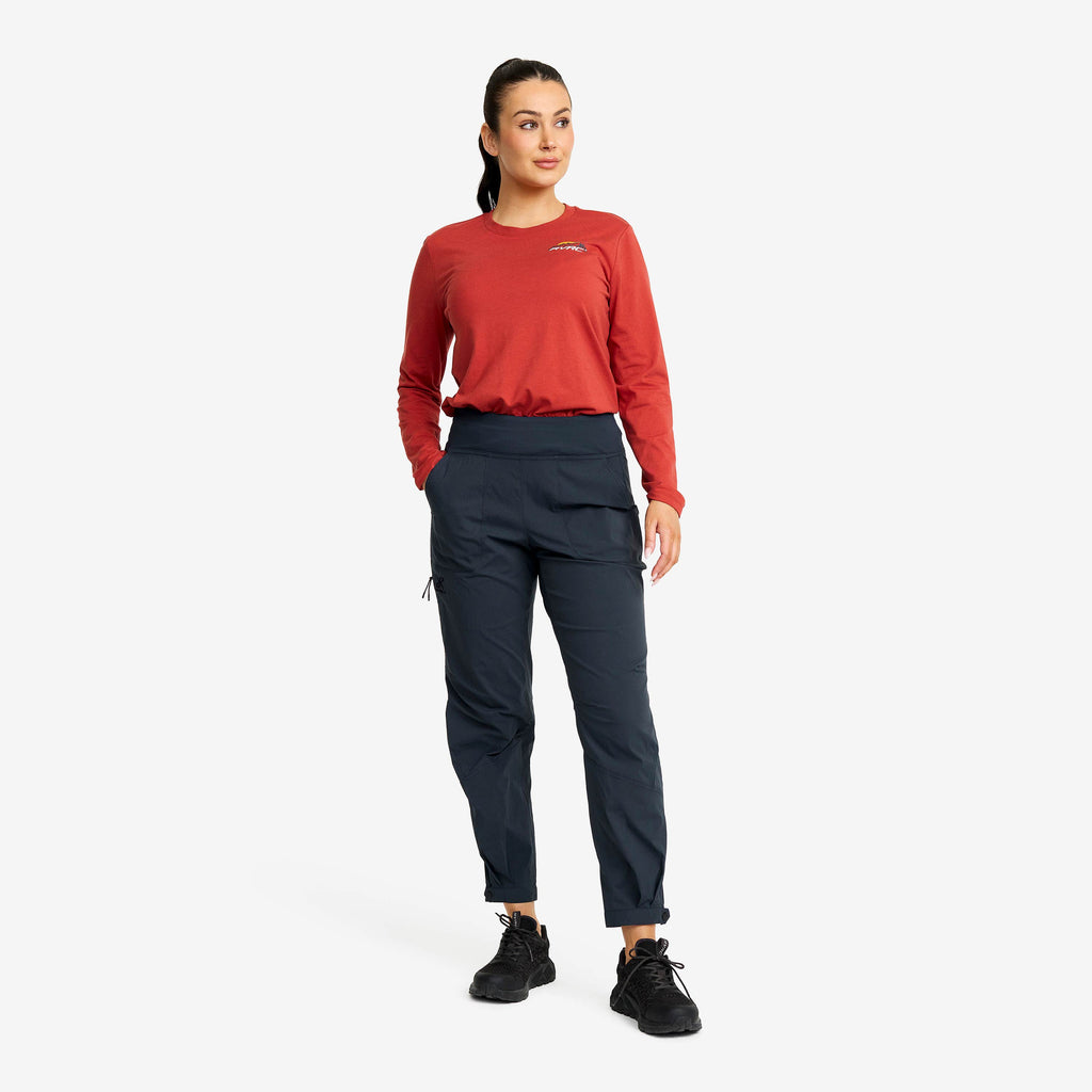 Breezy Curved Ankle Stretch Trousers Women