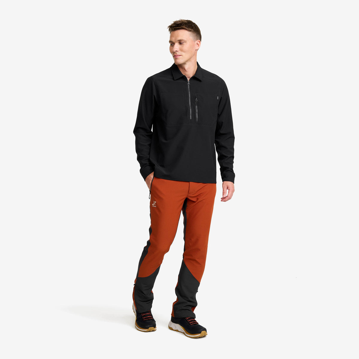 Ridge Half-zip Stretch Shirt Men