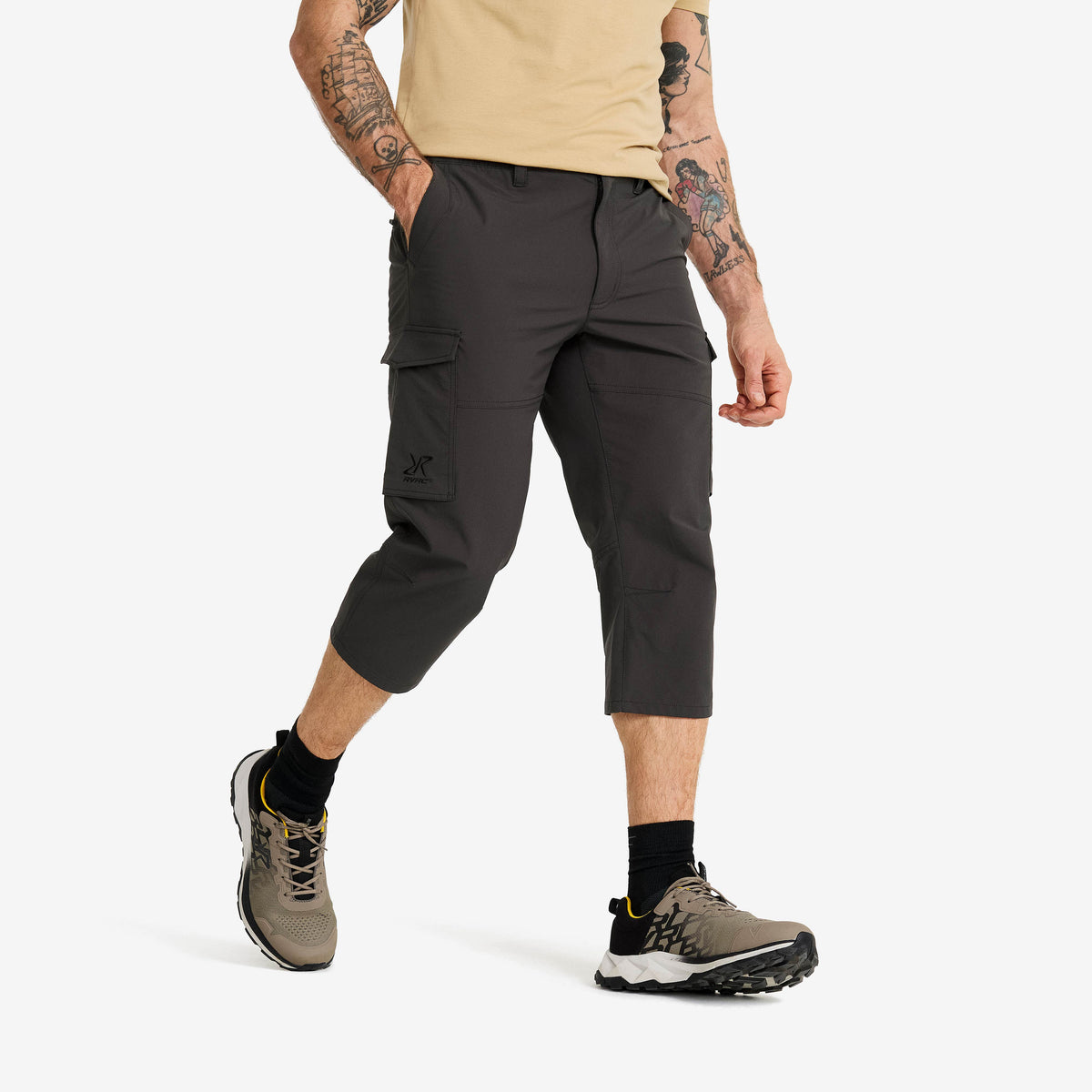 Adventure 3/4 Cargo Stretch Trousers Men