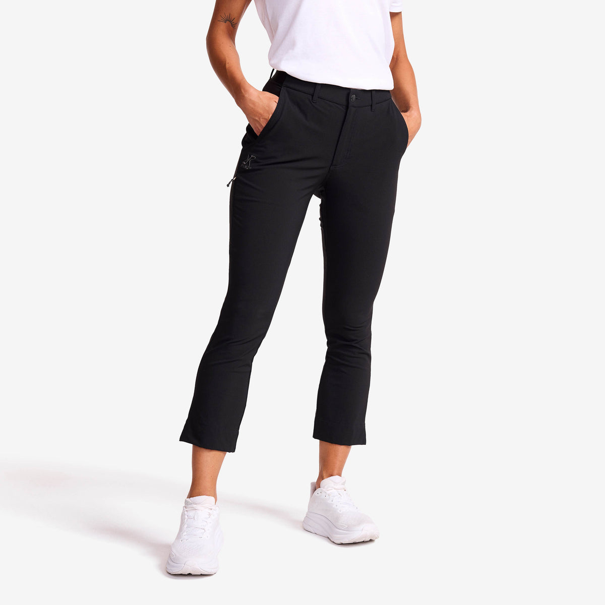 Variety High-waist Cropped Trousers Women