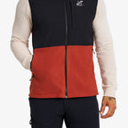 River Hybrid Fleece Gilet Men
