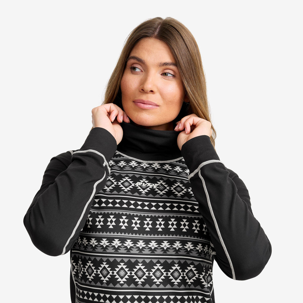 Downhill Base Layer Turtleneck Top Women