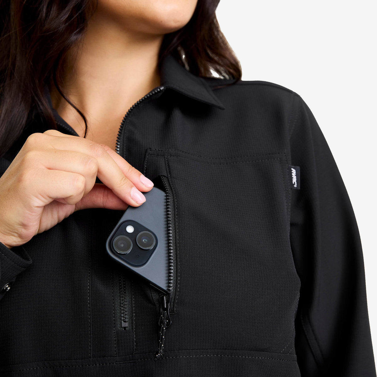 Ridge Half-zip Stretch Shirt Women