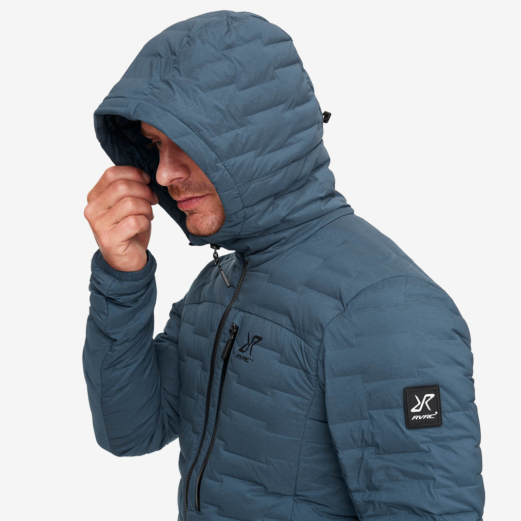 Flex Stretch Hooded Down Jacket Men