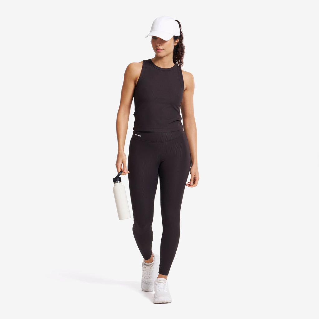 Shape Ribbed Leggings Women