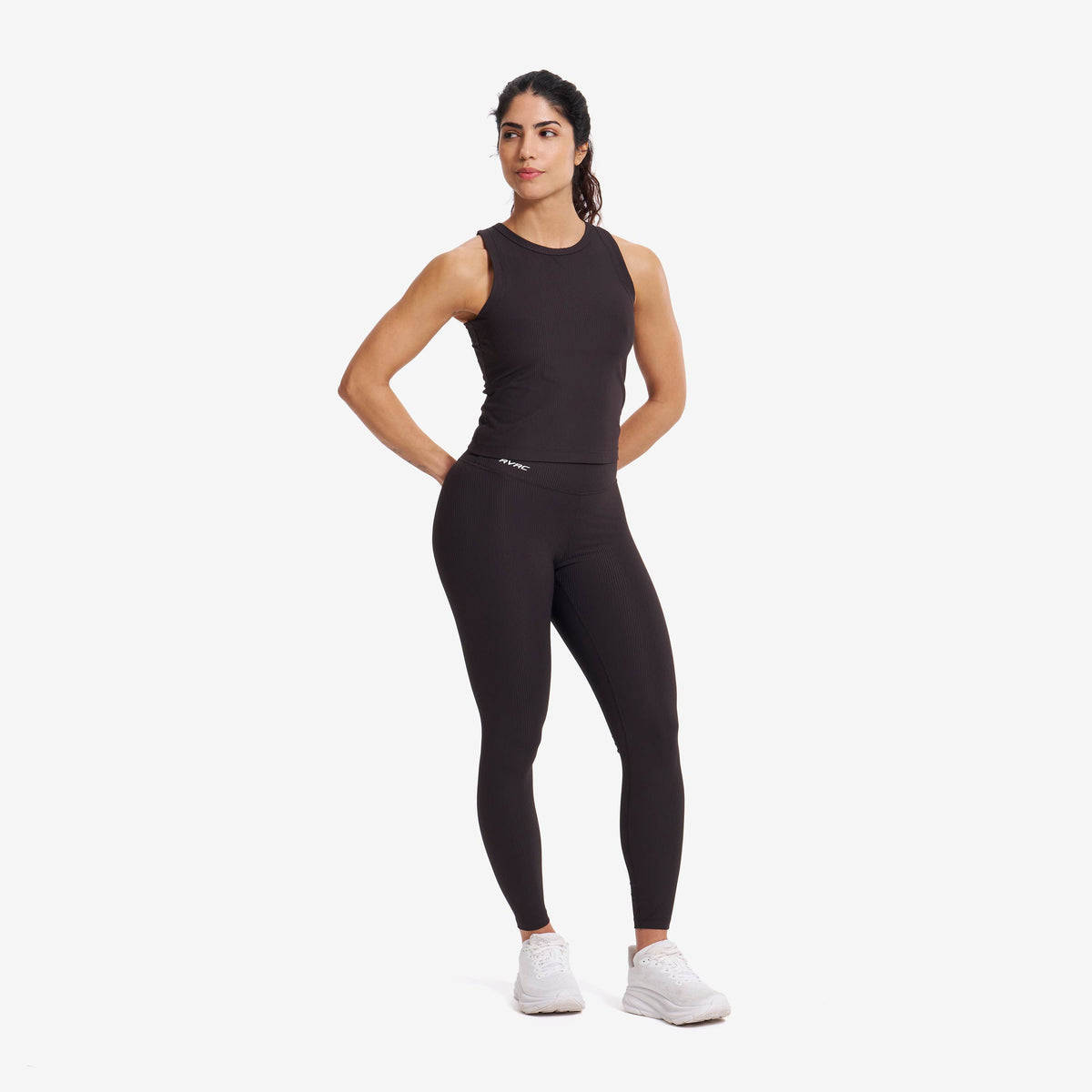 Shape Ribbed Leggings Women