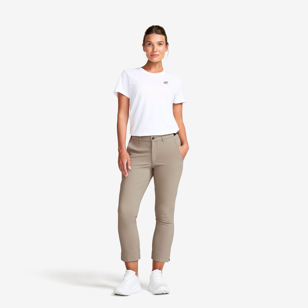 Variety High-waist Cropped Trousers Women