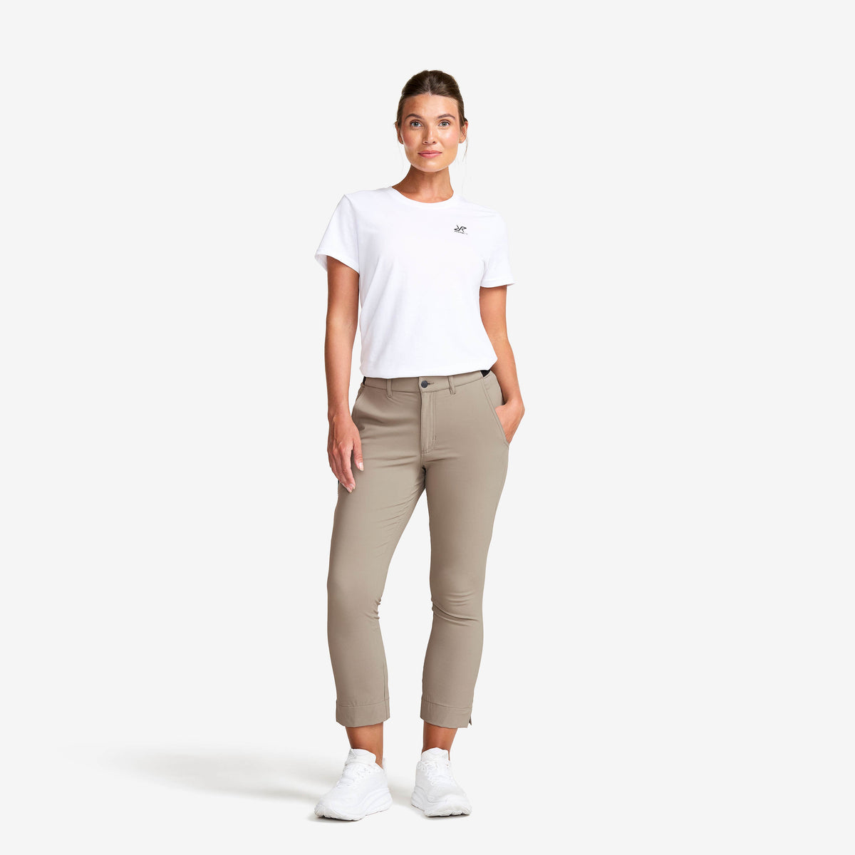 Variety High-waist Cropped Trousers Women