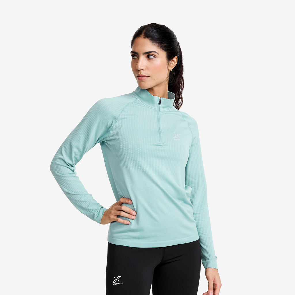 Focus Half-zip Seamless Top Women