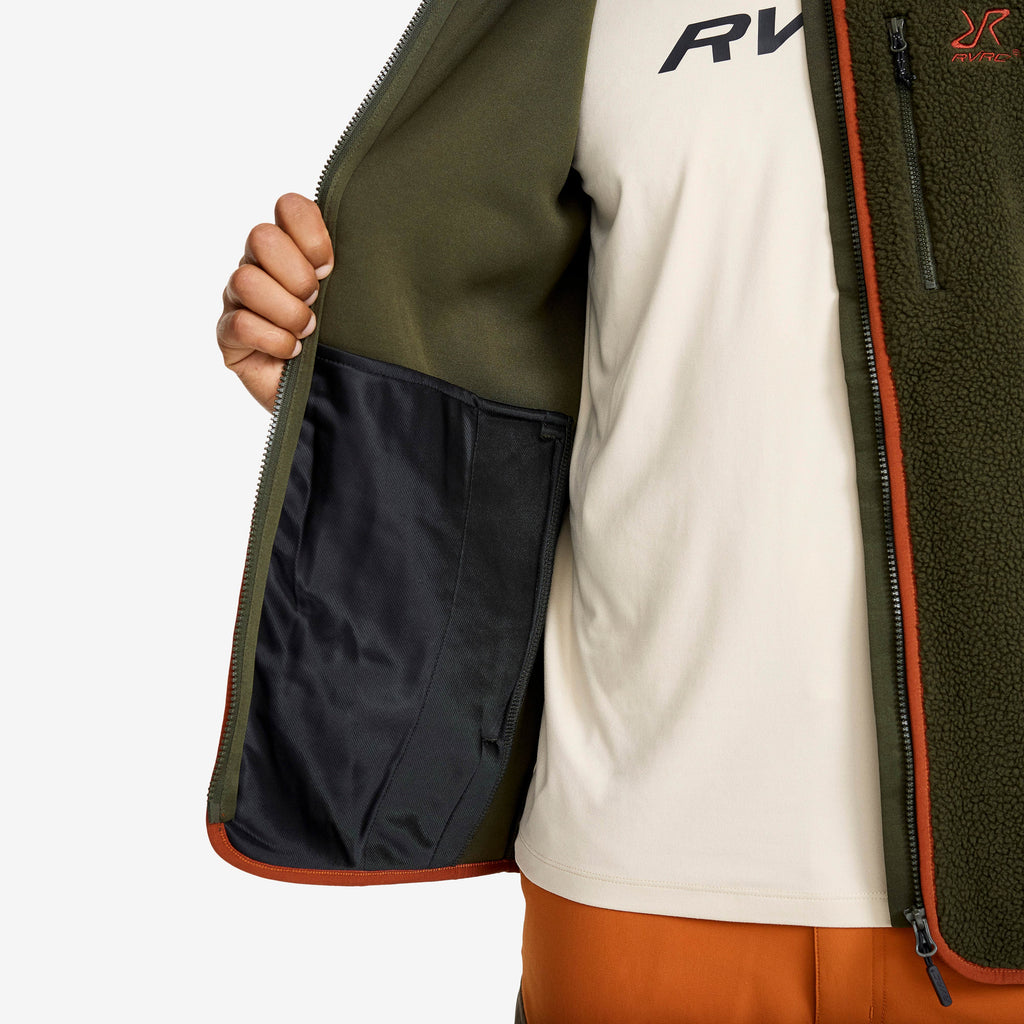 Canyon Full-zip Pile Fleece Gilet Men