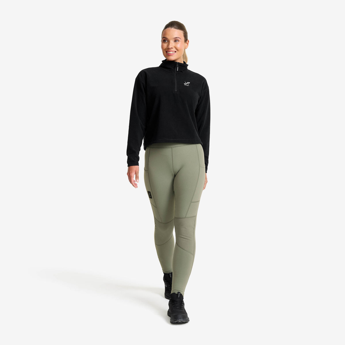 Hiker Cropped Half-zip Fleece Women