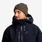 Ribbed Patch Beanie Unisex