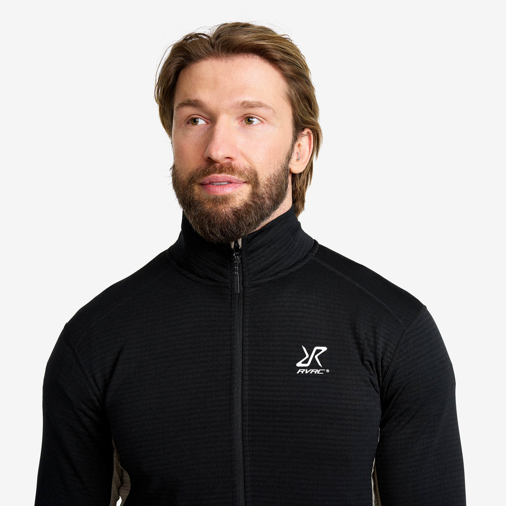 Waffle Full-zip Fleece Men