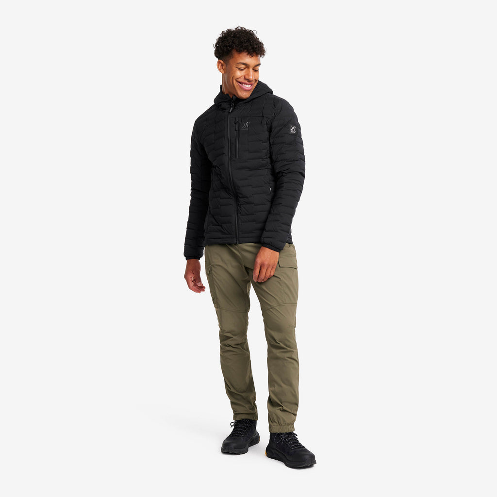 Flex Stretch Hooded Down Jacket Men