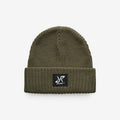 Ribbed Patch Beanie Unisex