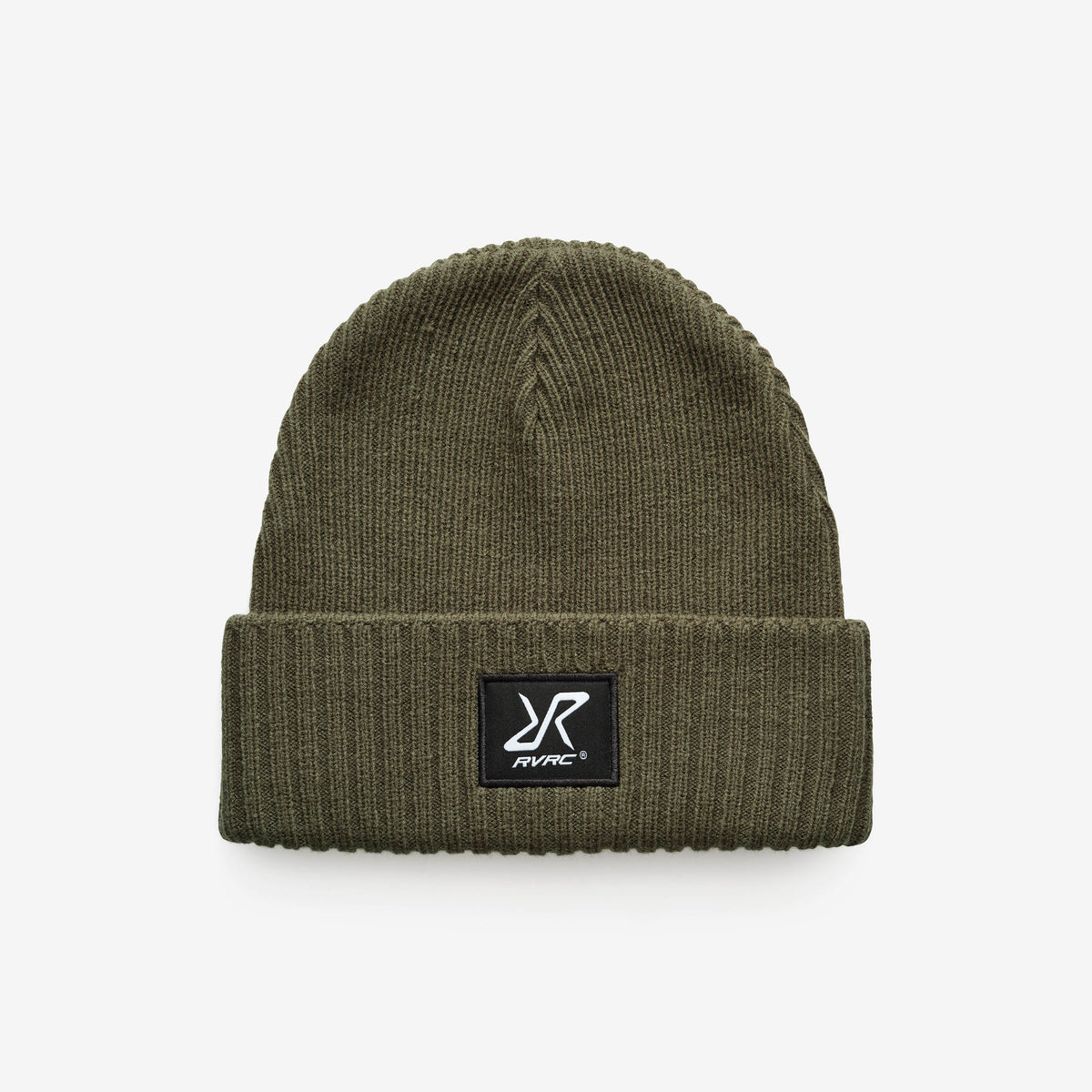 Ribbed Patch Beanie Unisex