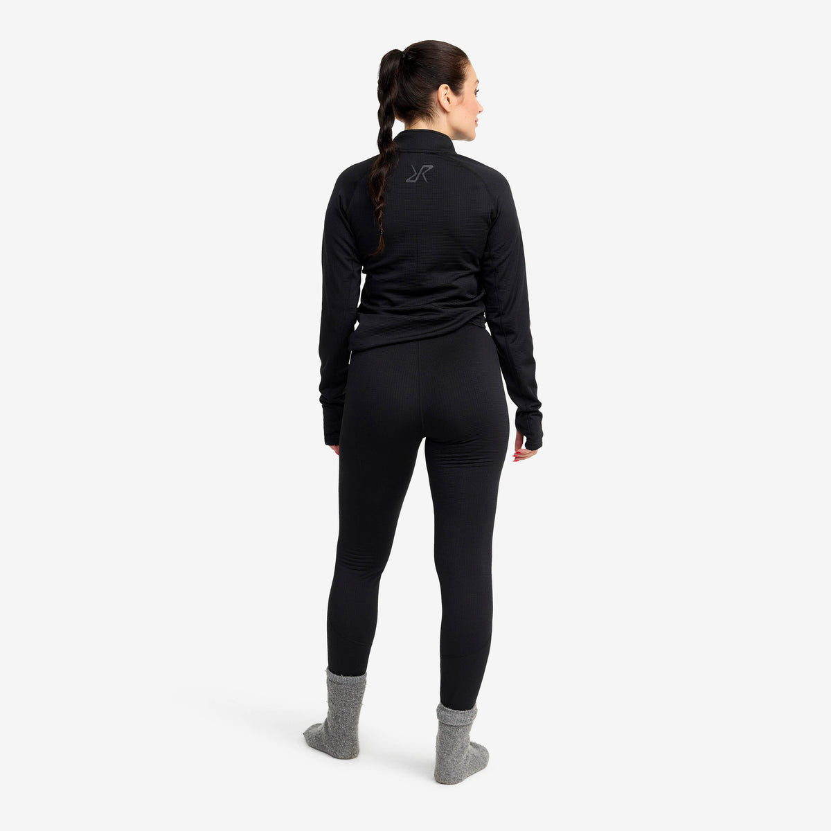 Waffle Half-zip Baselayer Top Women