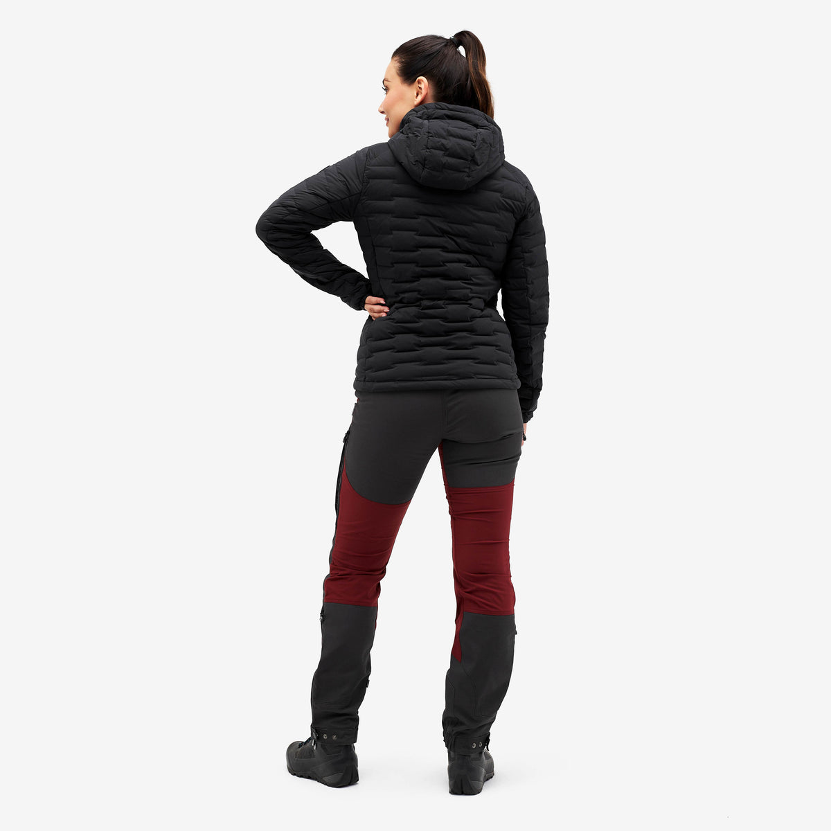 Flex Stretch Hooded Down Jacket Women