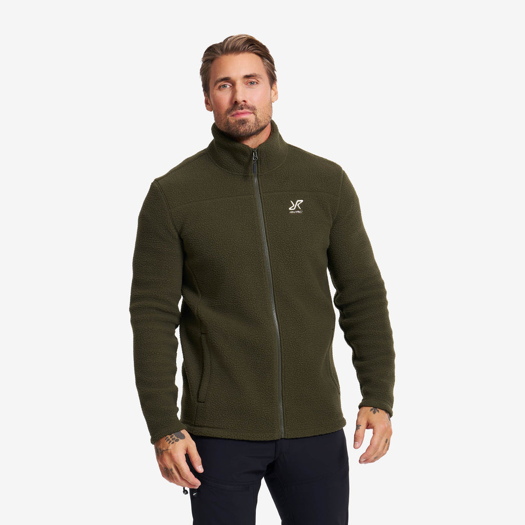 Moss Pile Fleece Jacket Men