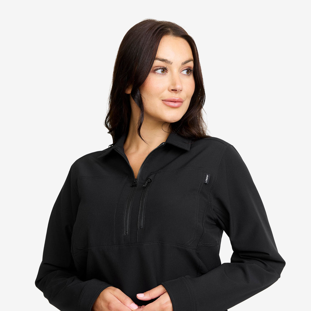 Ridge Half-zip Stretch Shirt Women