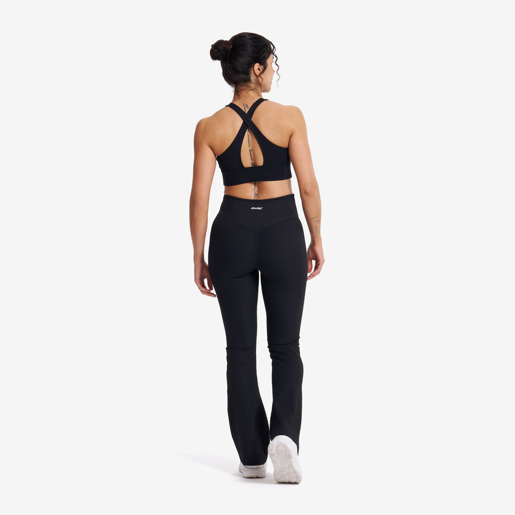 Shape Ribbed Flare Leggings Women