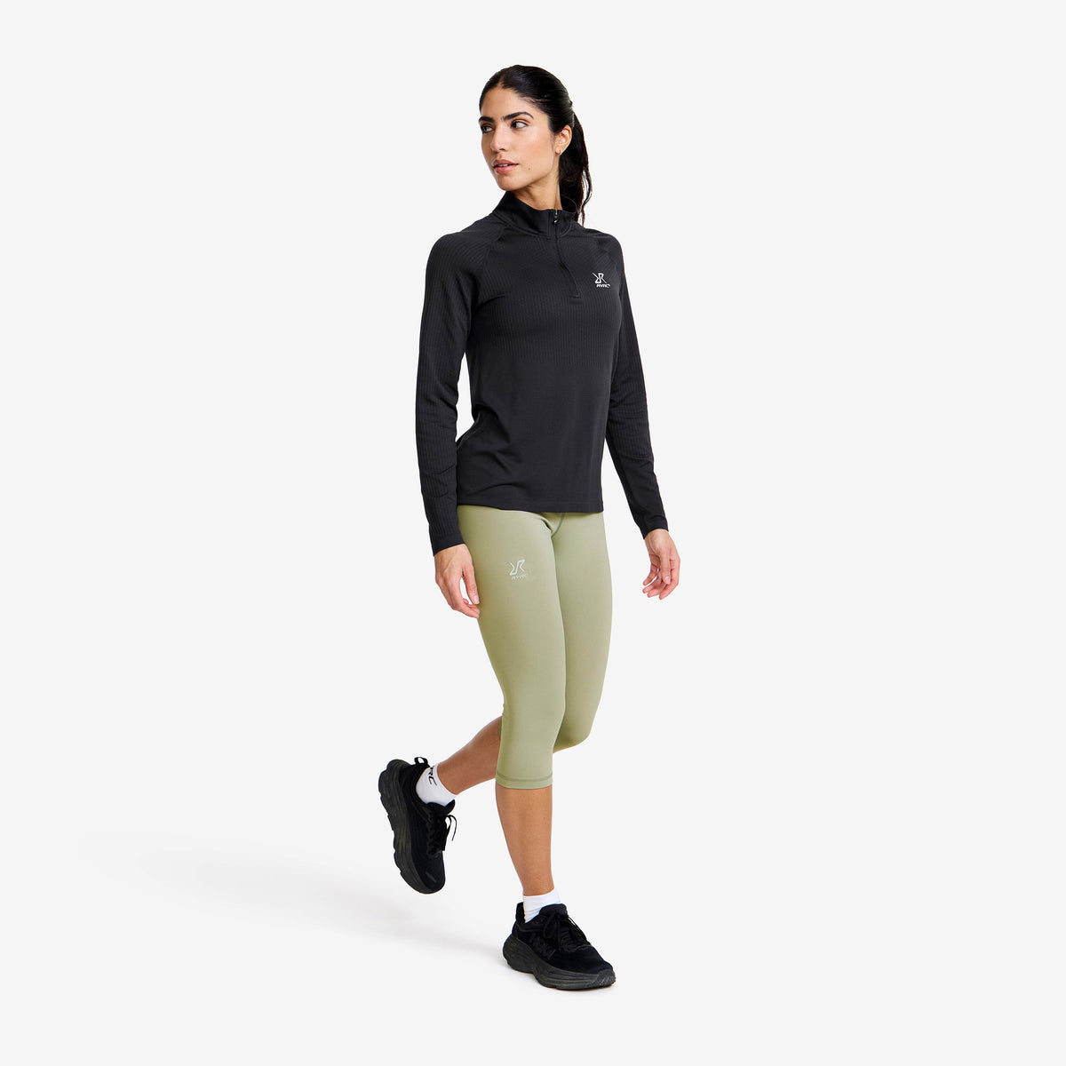 Focus Half-zip Seamless Top Women