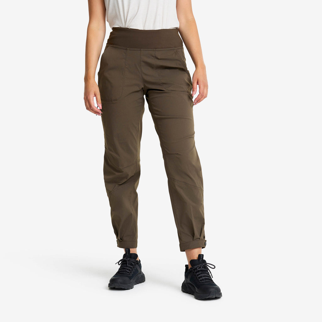 Breezy Curved Ankle Stretch Trousers Women