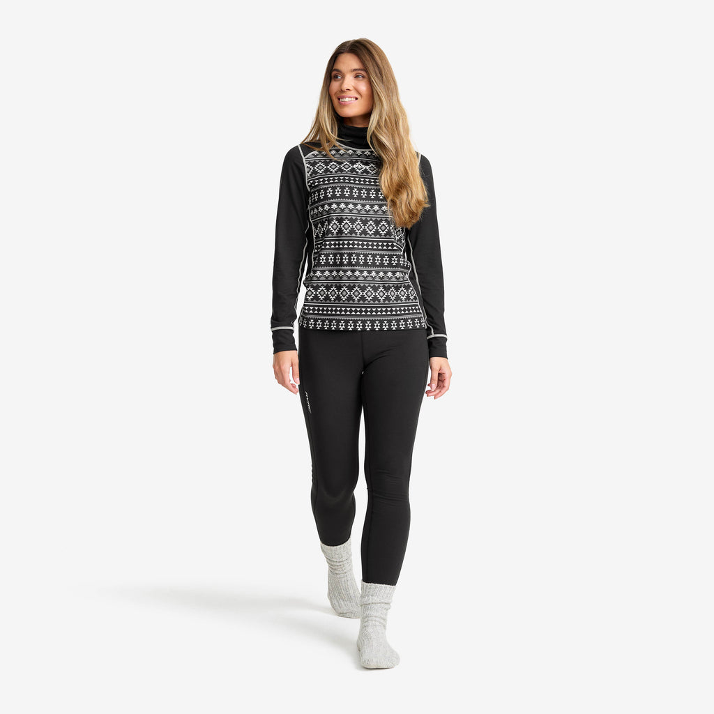 Downhill Base Layer Turtleneck Top Women