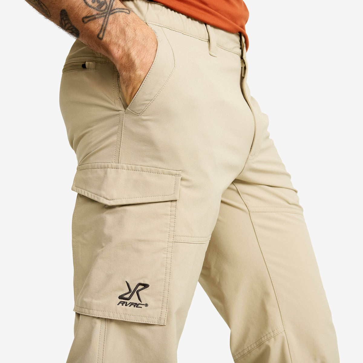 Adventure 3/4 Cargo Stretch Trousers Men