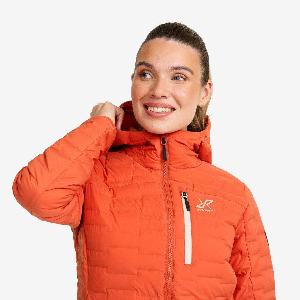 Flex Stretch Hooded Down Jacket Women