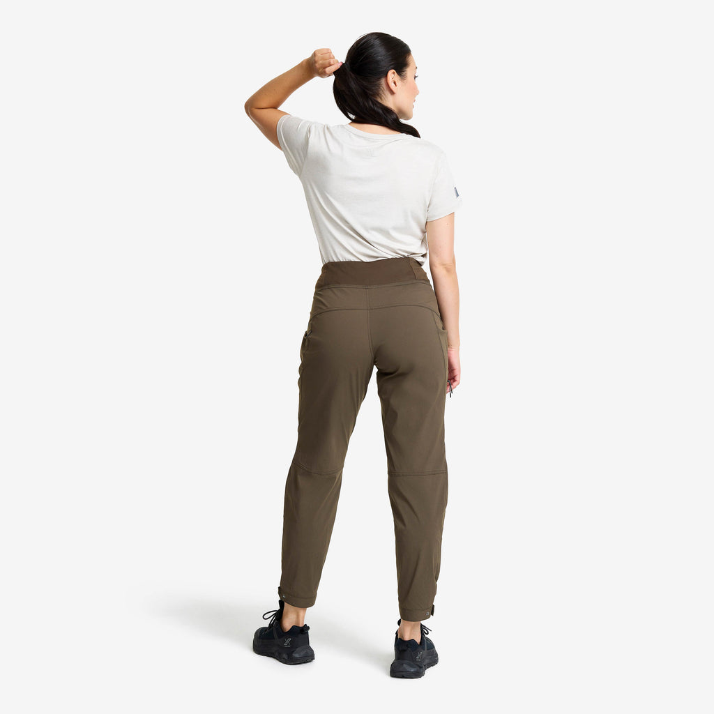 Breezy Curved Ankle Stretch Trousers Women