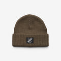 Ribbed Patch Beanie Unisex