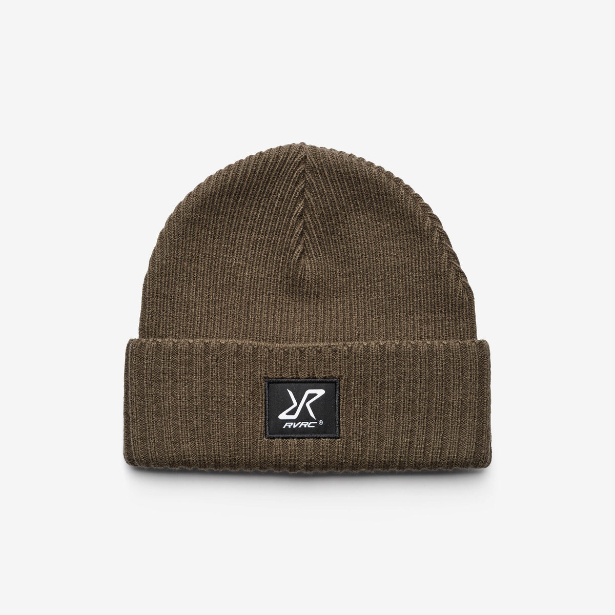 Ribbed Patch Beanie Unisex