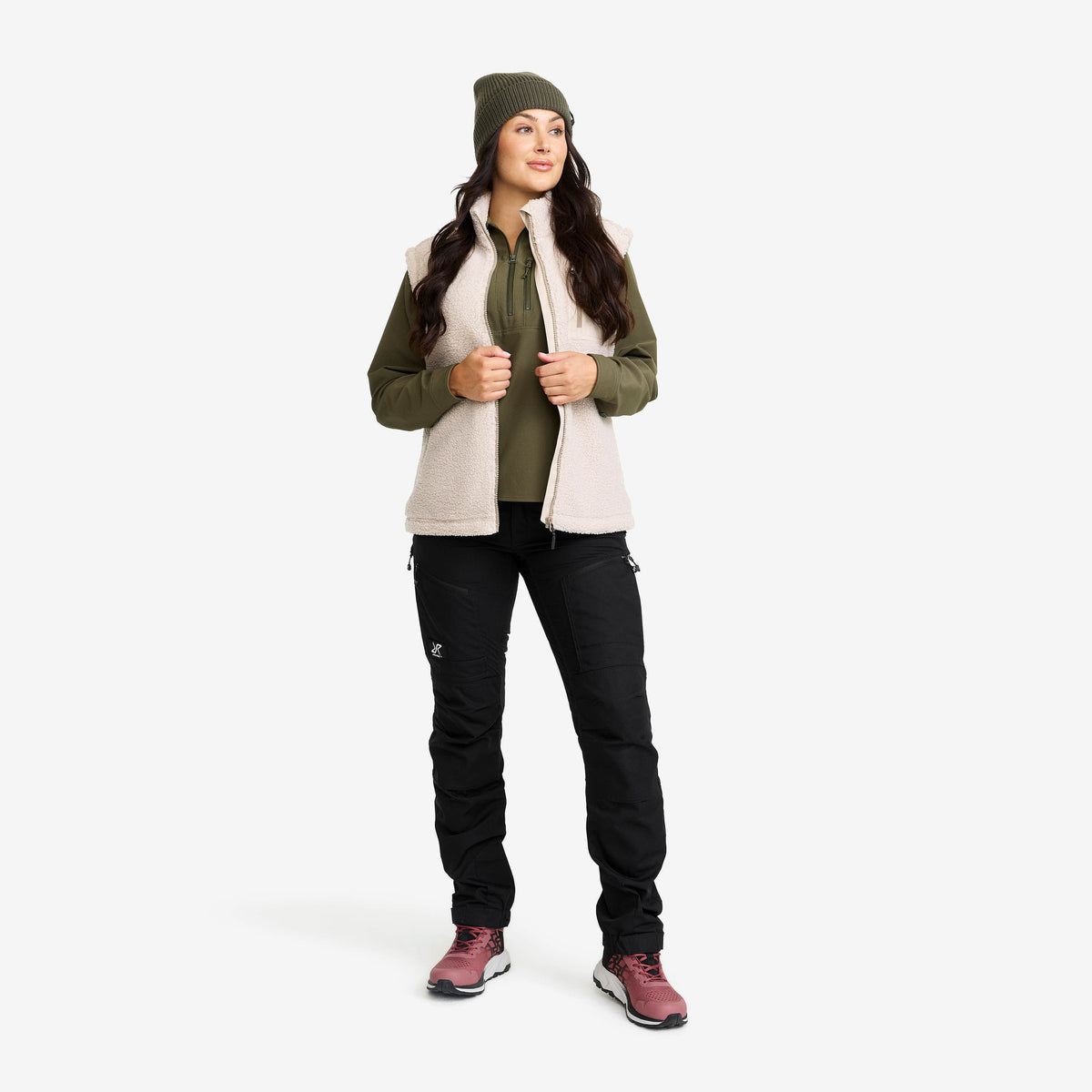 Ridge Half-zip Stretch Shirt Women